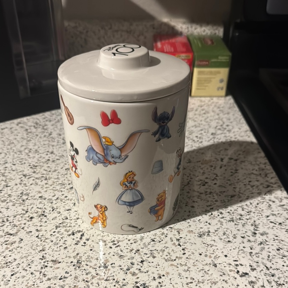 Disney White and Red Kitchen Storage Canister